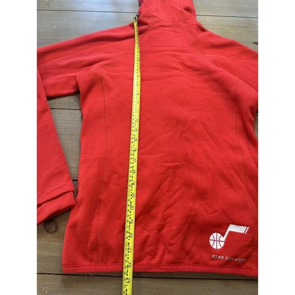 Cotopaxi Utah Jazz Sambaya Polartec Fleece Full Zip Hoodie‎ Jacket Red Medium - Picture 10 of 11